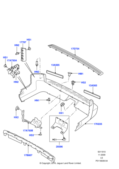 DOE500020 - Land Rover Insert