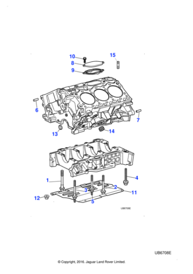 AJ88279 - Jaguar Breather housing gasket