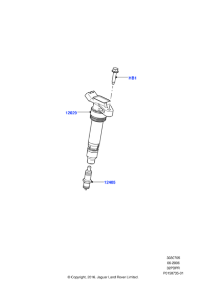 LR002954 - Land Rover Coil - Ignition