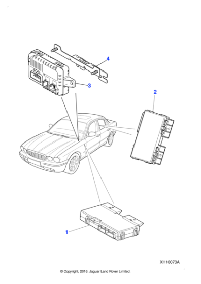 C2C37863 - Jaguar Seat control module