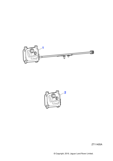 C2Z16952SEL - Jaguar Seat adjustment switch