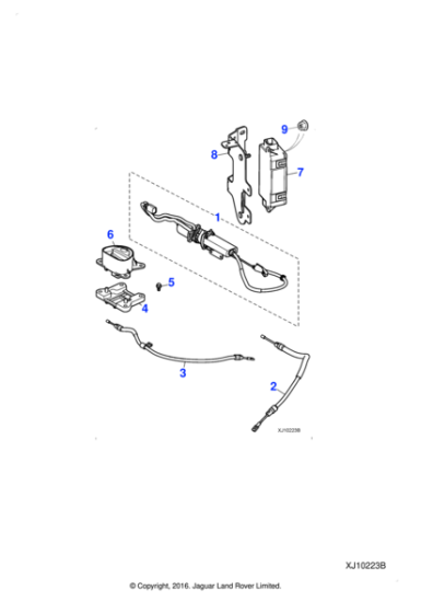 C2C40572 - Jaguar Handbrake