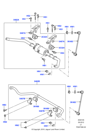 LR032959 - Land Rover Bar - Stabilizer