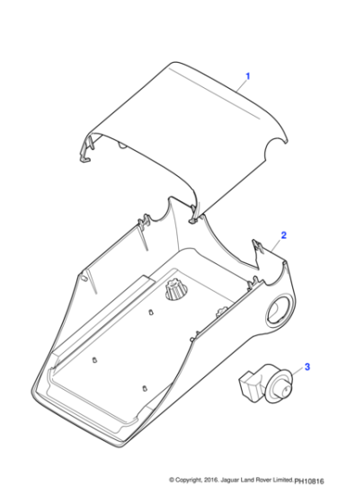 XR858647 - Jaguar Column adjust switch