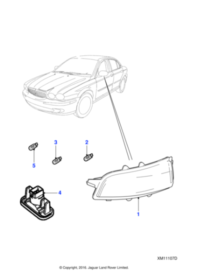 C2S25583 - Jaguar Direction indicator lamp bulb