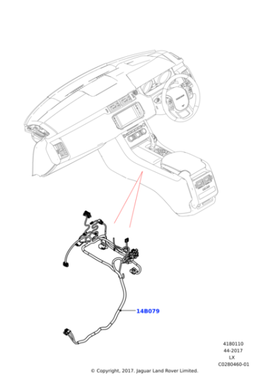 LR119800 - Land Rover Wire