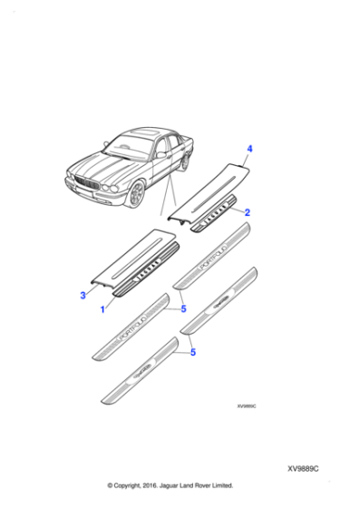 C2C26073AMR - Jaguar Treadplate