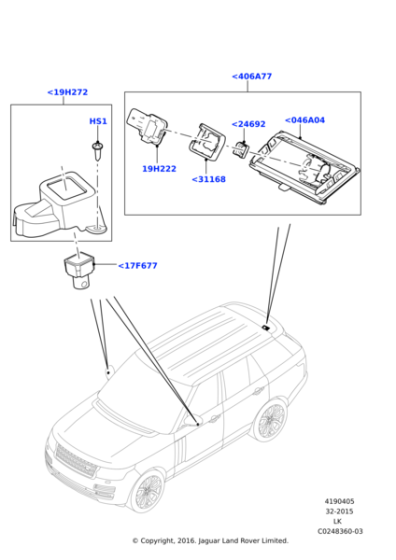 LR105215 - Land Rover Camera