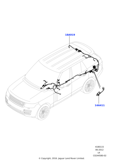 LR046869 - Land Rover Wiring