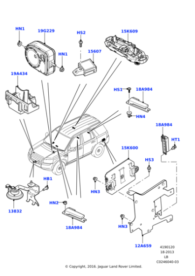 LR059763 - Land Rover Module