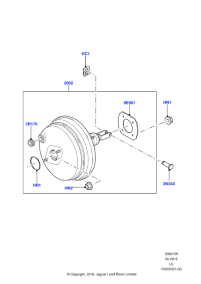 LR015517 - Land Rover Gasket