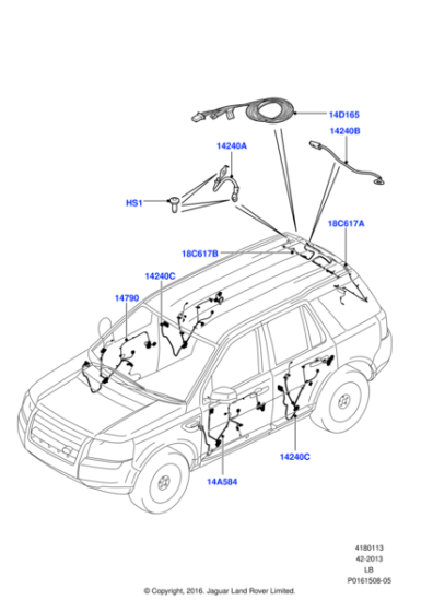 LR040045 - Land Rover Wire - Jumper