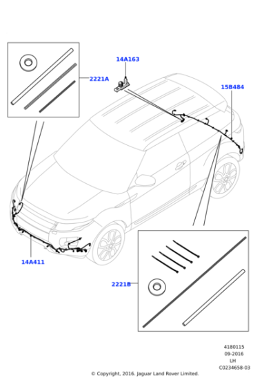 LR033950 - Land Rover Wire