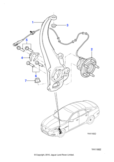 C2D2610 - Jaguar Vertical link