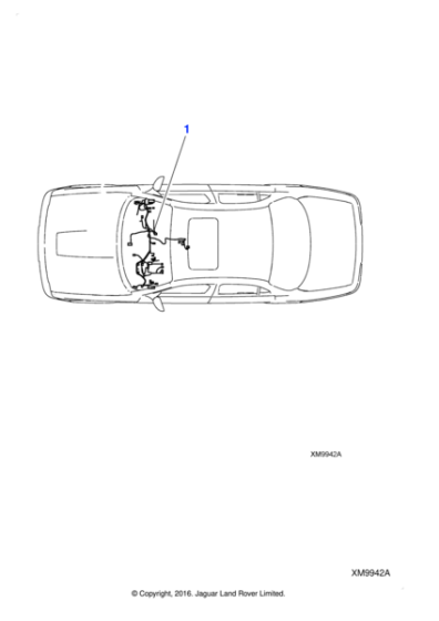 C2C34017 - Jaguar Facia harness