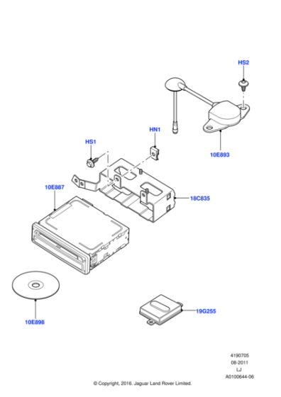 YIU000050 - Land Rover Bracket