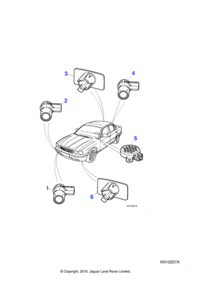 C2C1589 - Jaguar Sensor mounting bracket