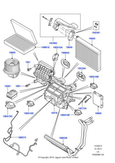 LR041686 - Land Rover Module-Control