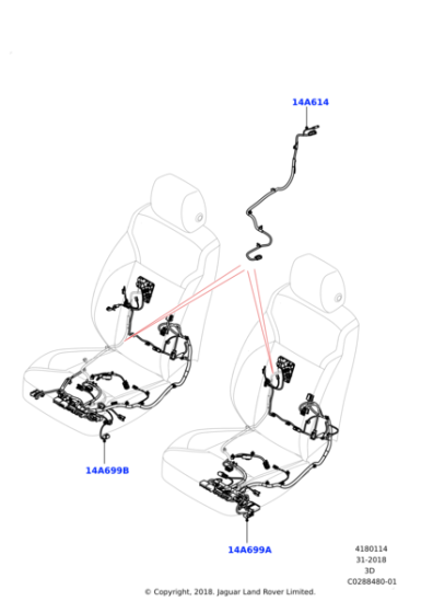 LR120756 - Land Rover Wire