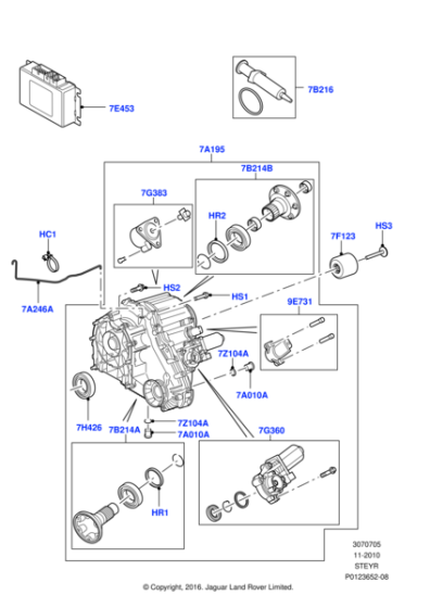 NNW506850 - Land Rover Module - Transfer Shift Control