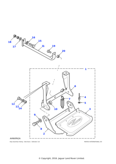 MTC3076 - Land Rover Tread Plate