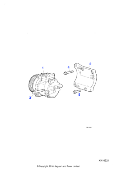 C2C39500 - Jaguar Compressor assembly