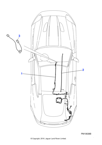 C2P15827 - Jaguar Telematics harness