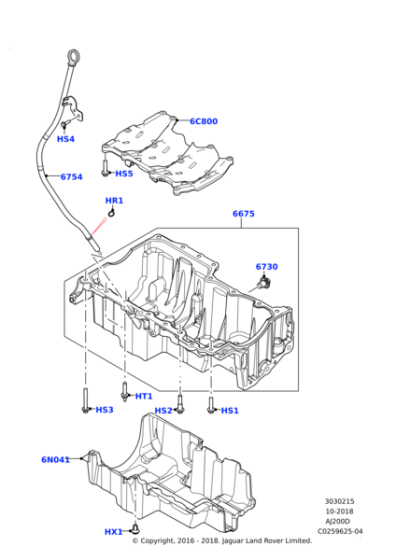 LR112106 - Land Rover Tube - Oil Level Indicator