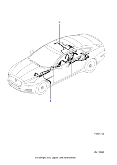 C2D21400 - Jaguar Telematics harness