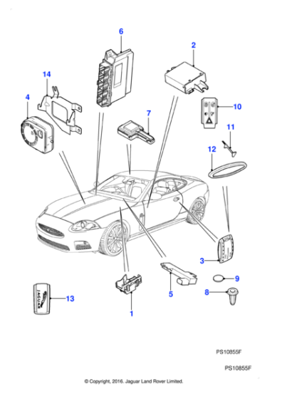 C2P8149 - Jaguar Security sounder