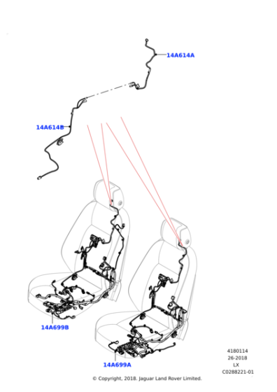 LR120252 - Land Rover Wire