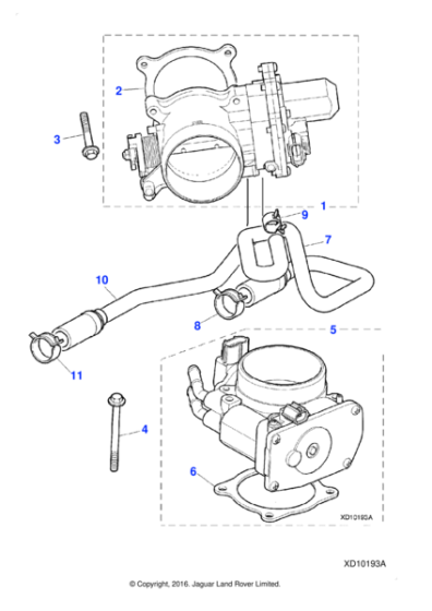 C2C41057 - Jaguar Throttle body