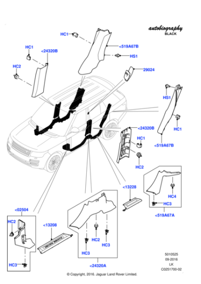 LR135510 - Land Rover Panel - ""A"" Pillar - Inner