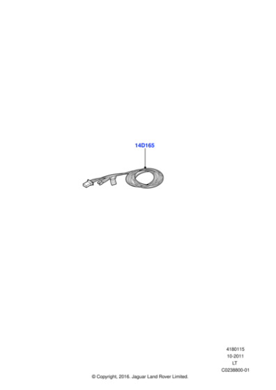 YMQ502810 - Land Rover Wire