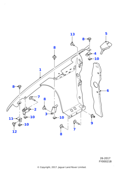 T2H4803 - Jaguar Bracket mounting