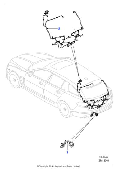 C2Z26898 - Jaguar Harness