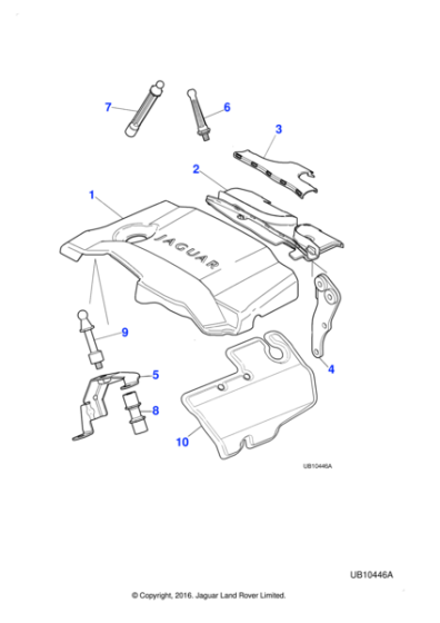 C2S30402 - Jaguar Turn stud