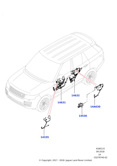 LR111811 - Land Rover Wiring