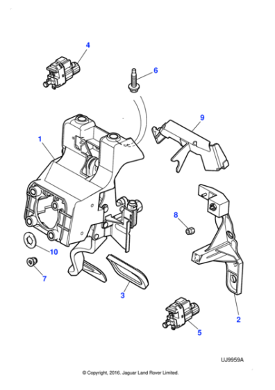 XR832811 - Jaguar Plastic nut