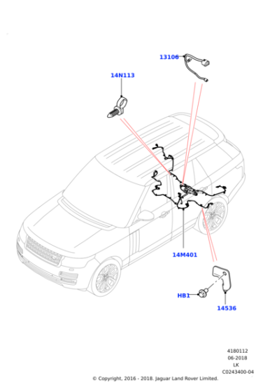 LR102689 - Land Rover Wire