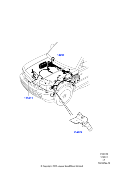 LR016030 - Land Rover Wire