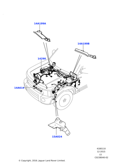 LR062788 - Land Rover Wire