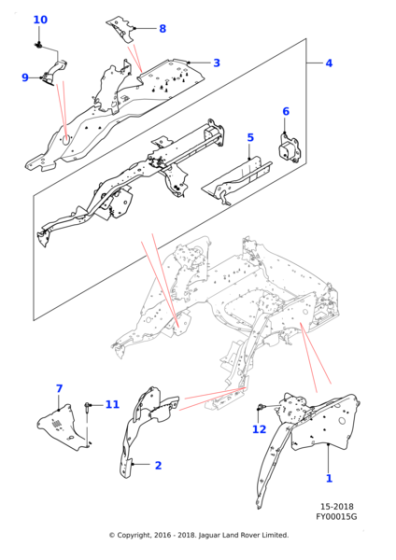 T2H18321 - Jaguar Reinforcing tube