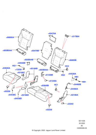 LR134550 - Land Rover CARRIER - ISOFIX