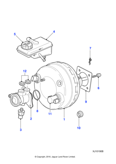 C2C18826 - Jaguar Brake booster