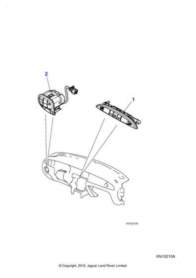 C2C21792 - Jaguar Master switch