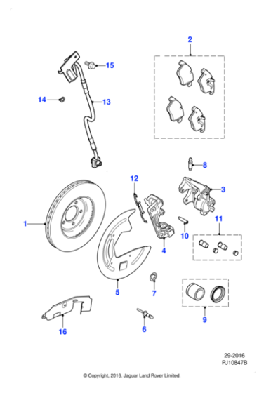 C2C27296 - Jaguar Bushing kit