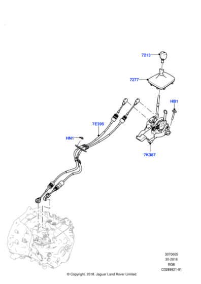 LR135800 - Land Rover Knob - Control Lever