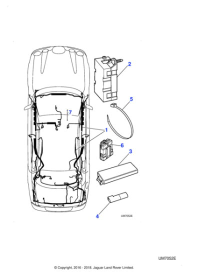 XR826870 - Jaguar Body harness