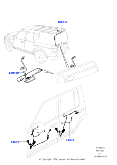 LR062183 - Land Rover Wiring